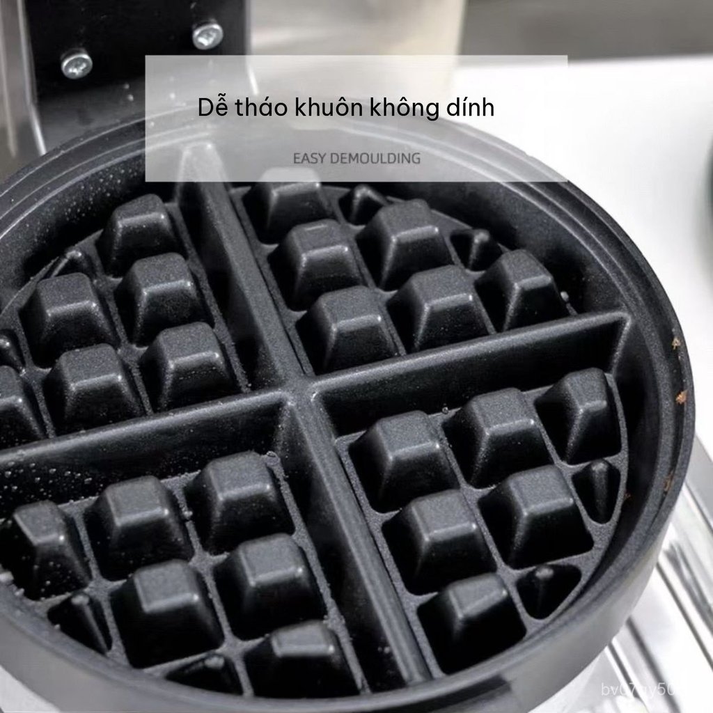 Máy làm bánh waffle hình giọt nước Shuntian, máy làm bánh waffle kem, máy làm bánh waffle cà phê, má