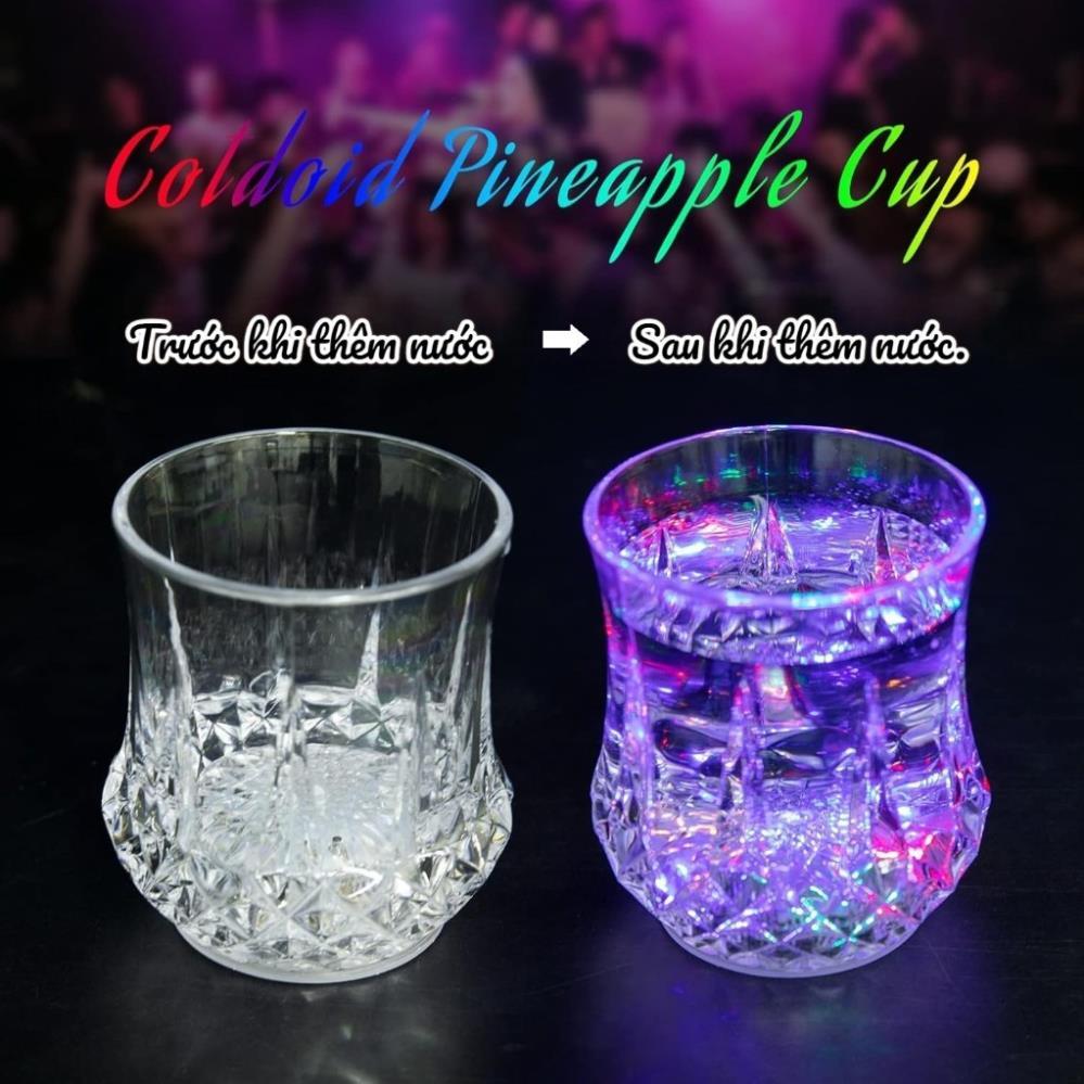 Ly LED Đổi Màu Cảm Ứng Nước | Cốc Phát Sáng Acrylic | Ly Uống Nước LED Party Bar Club | Decor Chill 