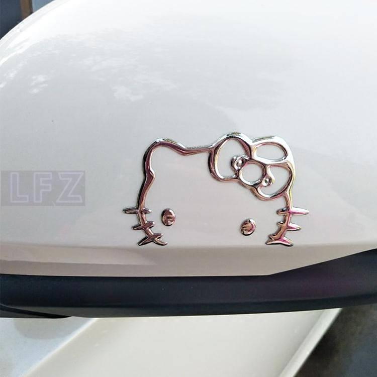 Car Logo Modified 3D Stereo Car Stickers Tail Tag Wings Angel Car Stickers Rearview Mirror Butterfly