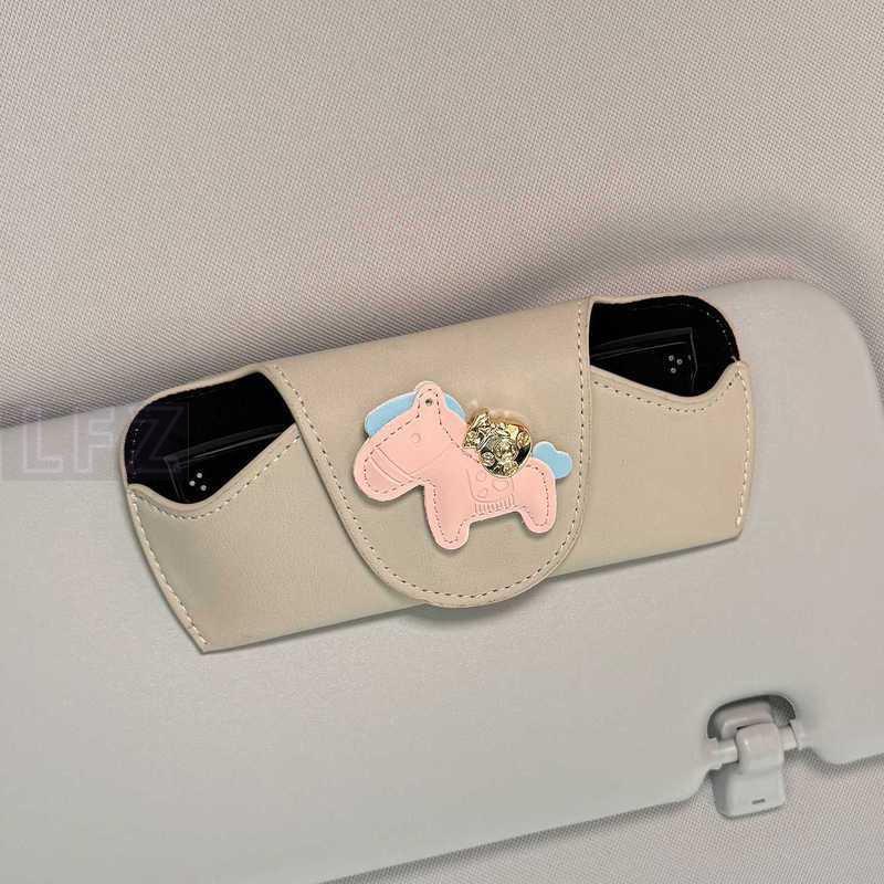 Car Glasses Case Car Interior Special Sunglasses Case Holder Glasses Clip Sunglasses Storage Box Sun