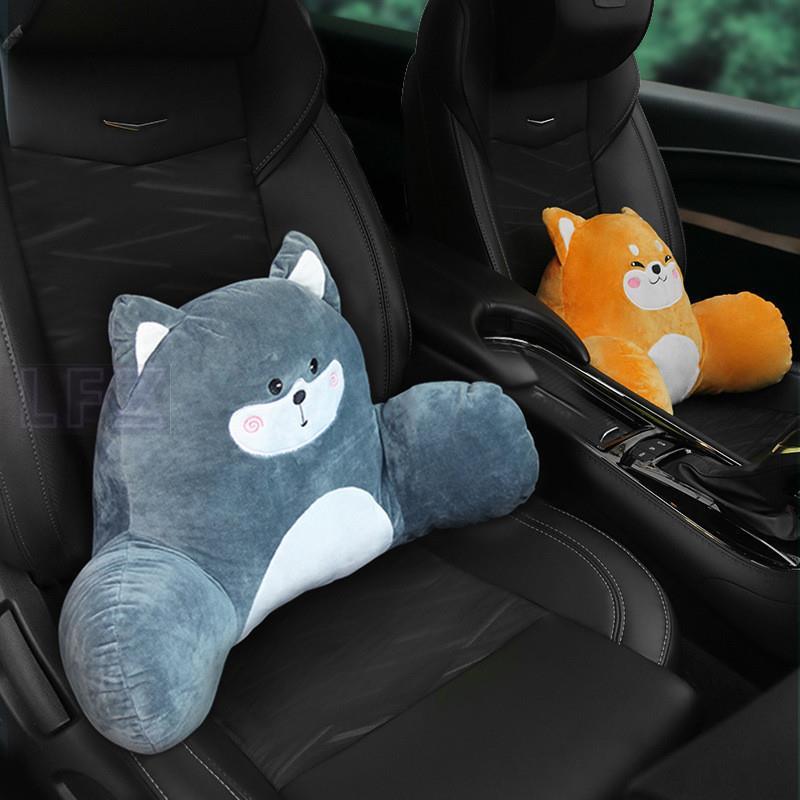 Cute Car Lumbar Support Pillow Office Seat Lumbar Support Pillow Pillow Car Cartoon Cushion Waist Pi