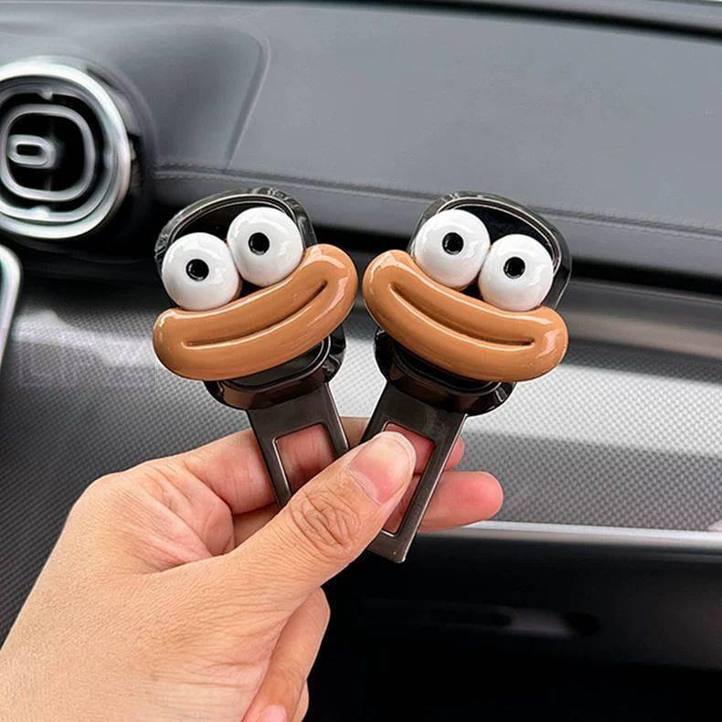 Car Safety Plug with Buckle Plug Car Seat Back Safety Safety Belt Extension Holder Anti-Strangulatio