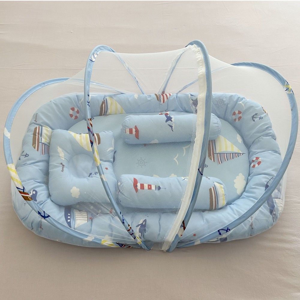 Portable newborn bionic sleeping pad mattress bed-in-a-bed crib baby mosquito net