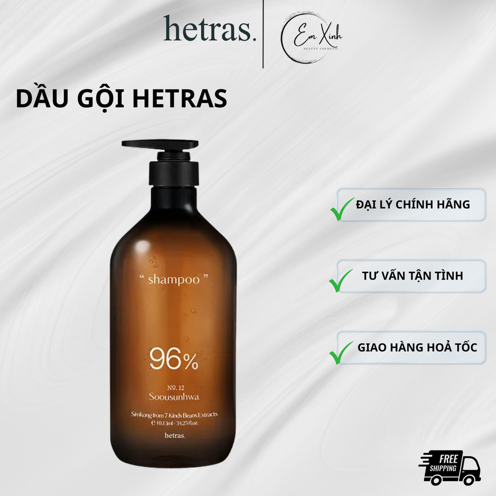 Dầu Gội Nước Hoa Hetras 1013ml – Chống Rụng Tóc & Chăm Sóc Da Đầu