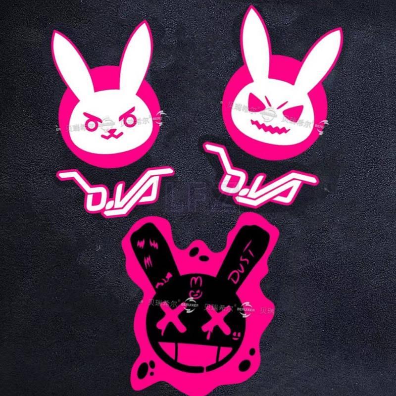 Ow Watch Pioneer Widowmaker Widow DVA Rabbit Game Sticker Car Body Glass Luggage Case Waterproof Dec