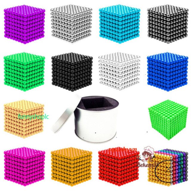 Bucky Balls 216 Viên Nam Châm Hút Bi Đa Màu Giải Trí Thông Minh