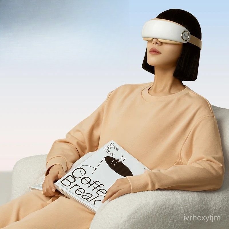 Máy massage mắt E4p Thiết bị bảo vệ mắt, massage rung dưỡng ẩm mắt, giảm mệt mỏi và hội chứng khô mắ