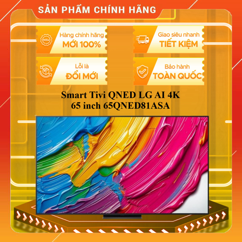 Sale 65QNED81ASA - Smart Tivi QNED LG AI 4K 65 inch 65QNED81ASA -MIỄN PHÍ GIAO LẮP HCM Freeship toàn