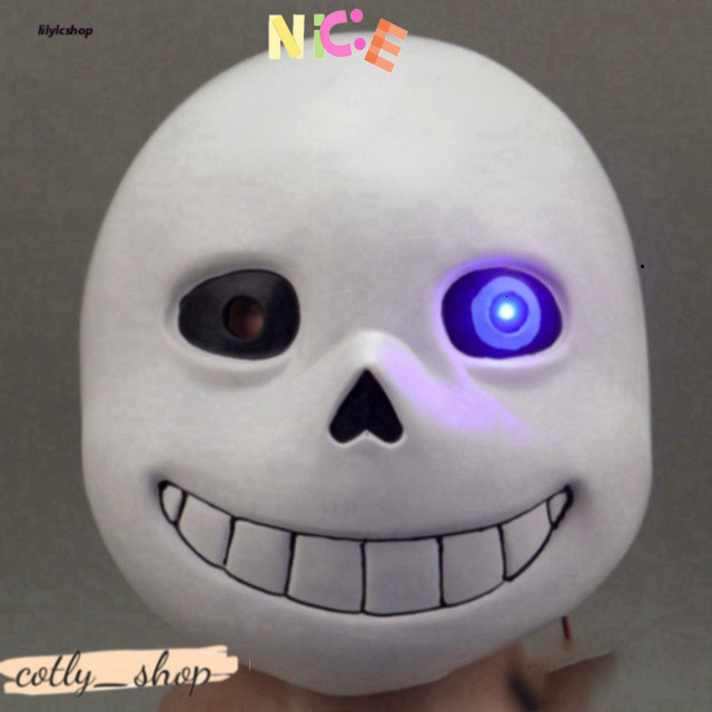 Mặt nạ đầu mắt xanh Hot Game Undertale Sans mặt nạ cá mặt nạ hacker hacker