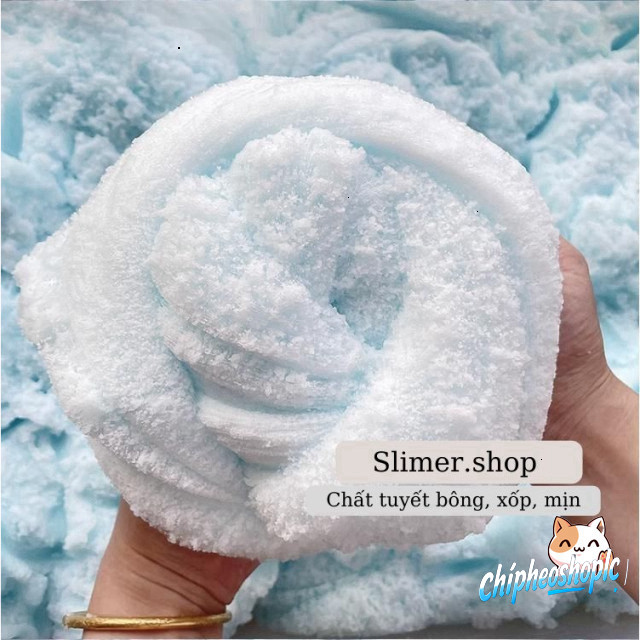 Slime mây, slam mây, slime tuyết biển xanh