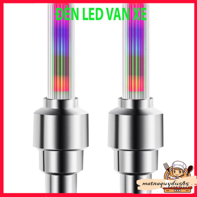 Đèn chân van Led gắn xe máy & xe đạp điện( giá 2 cái) (-10%) phát sáng nắp van xe