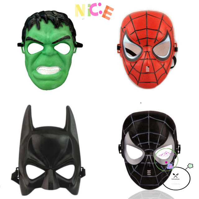 "Mask Halloween Siêu Nhân: Spider-Man & Batman - Sự Lựa Chọn Tuyệt Vời Cho Cosplay"