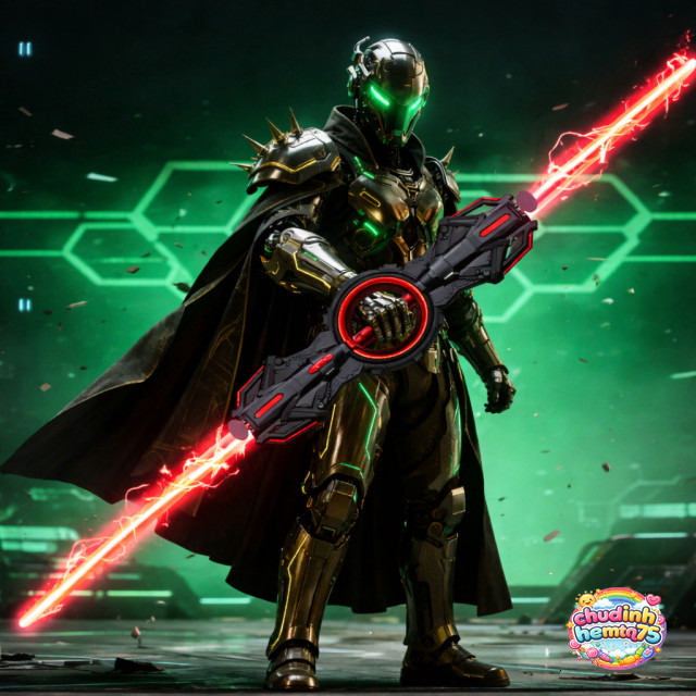 [RẺ VÔ ĐỊCH] Kiếm Ánh Sáng Lazer Xoay Vô Cực Bung 2 Đầu Đổi Màu Ánh Sáng - Cosplay Siêu Ngầu - Âm Th
