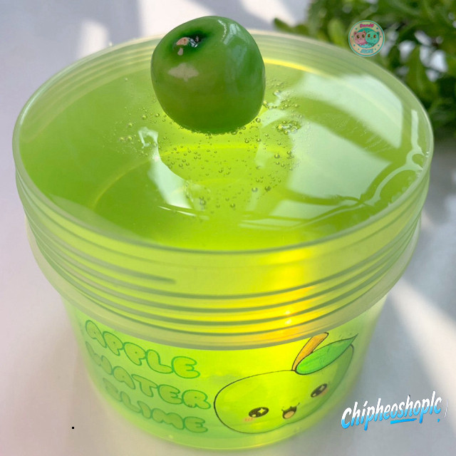 Apple Water Slime 200ml Hũ Mỹ Đẹp - Đồ Chơi Slime Nước Không Dính Chơi Siêu Đã Tay DB Slime