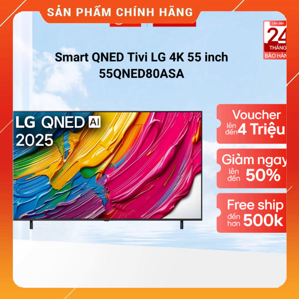 Sale Smart QNED Tivi LG 4K 55 inch 55QNED80ASA .