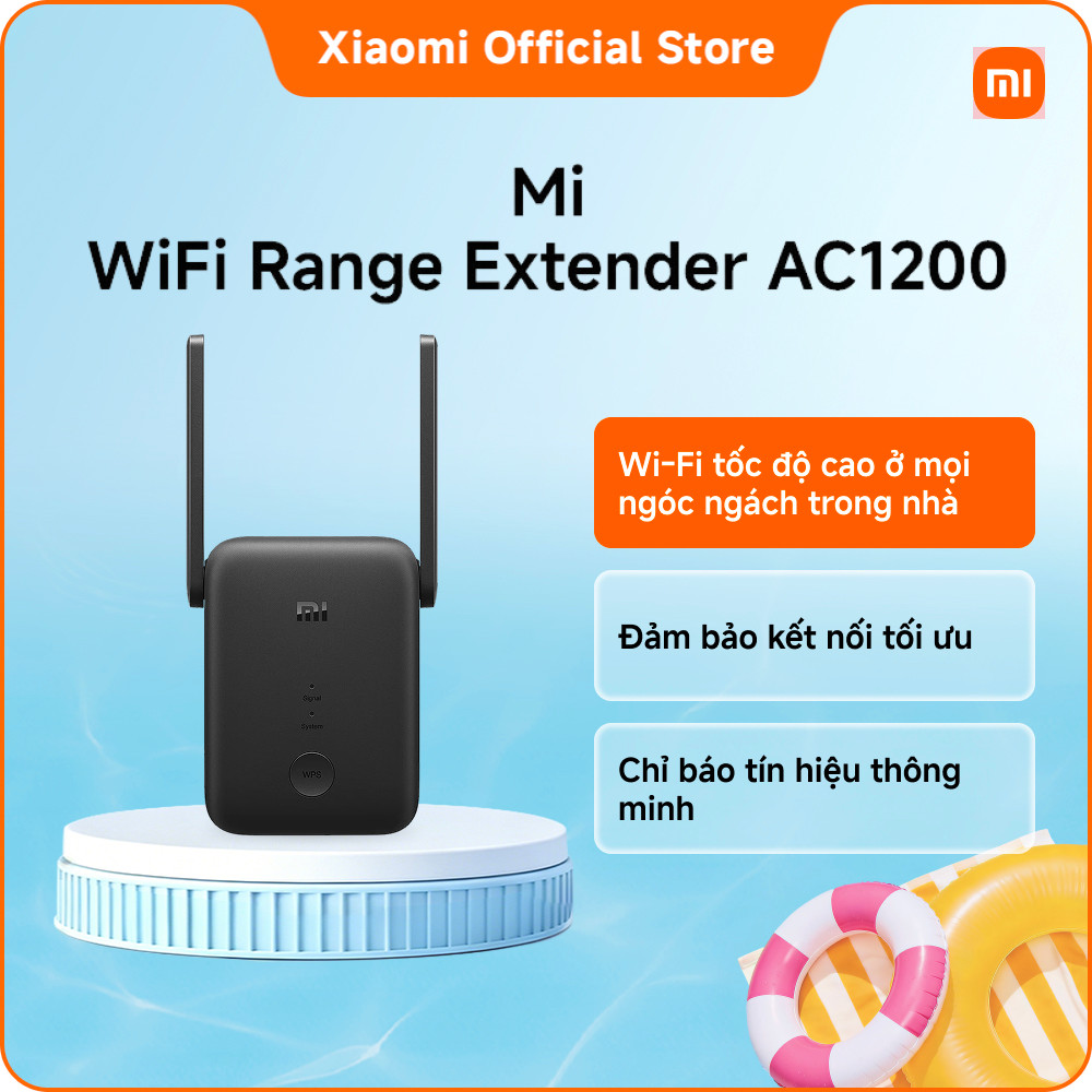 Mi WiFi Range Extender AC1200 | Wi-Fi tốc độ cao ở mọi ngóc ngách trong nhà | Đảm bảo kết nối tối ưu