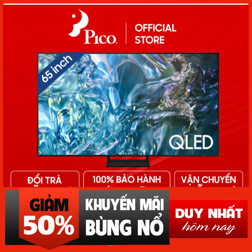 65Q60D - Smart Tivi QLED Samsung 4K 65 Inch QA65Q60D có tìm kiếm giọng nói tiếng Việt - Model 2024