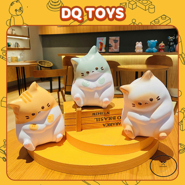 Squishy mèo cam vô tri khổng lồ PU xả Stress Kuromi Cinnamoroll My Melody Ếch Xanh Bọt Biển siêu mềm