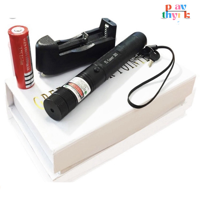 Đèn Laser Siêu Mạnh-Đèn Laser 303 Tia Sáng Xanh  ( Tia Sáng Đỏ )