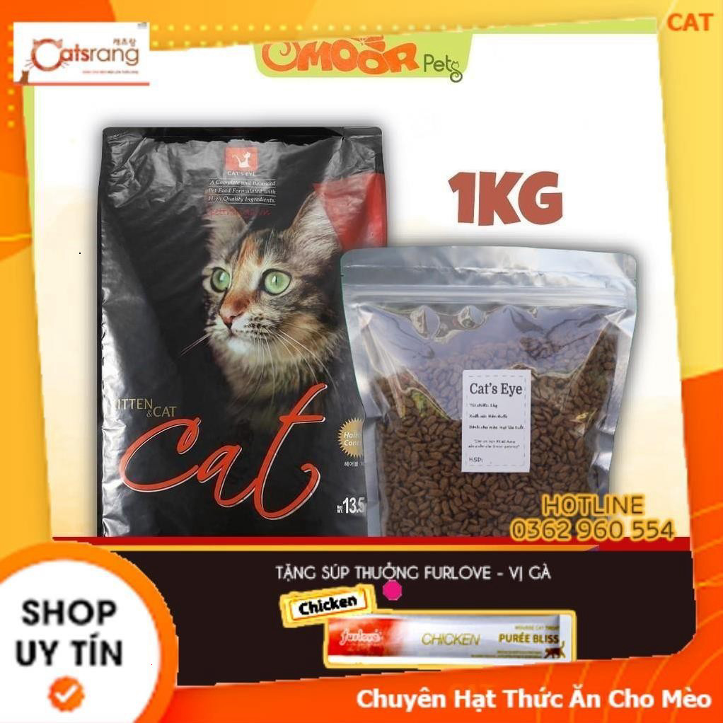 CC Hạt Cat's Eye 1kg - Thức ăn hạt cho mèo Cat's Eye Hàn Quốc