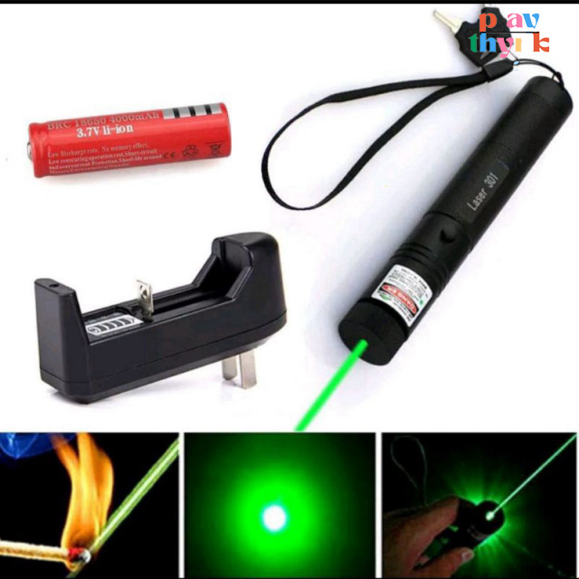 Đèn laze laser 303 siêu mạnh chiều xa 1500m thân đèn nhỏ gọn có hộp kèm pin