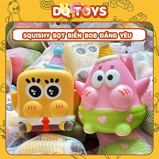 Đồ chơi Mochi bóp xả stress Squishy Bọt Biển Êchs Xanh Kuromi Cinnamoroll My Melody siêu mềm cute vô