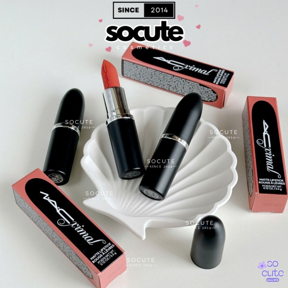 Socutevn - Son Ximal Silky Matte 683 Cafe Mocha/ 602 Chilli/ 666 Sweet Deal