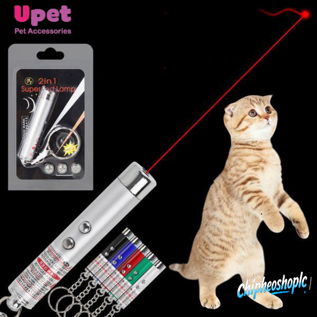 Đèn Laze Cho Mèo Đồ Chơi Laser Led Nhỏ Gọn 3 Pin Trêu Mèo