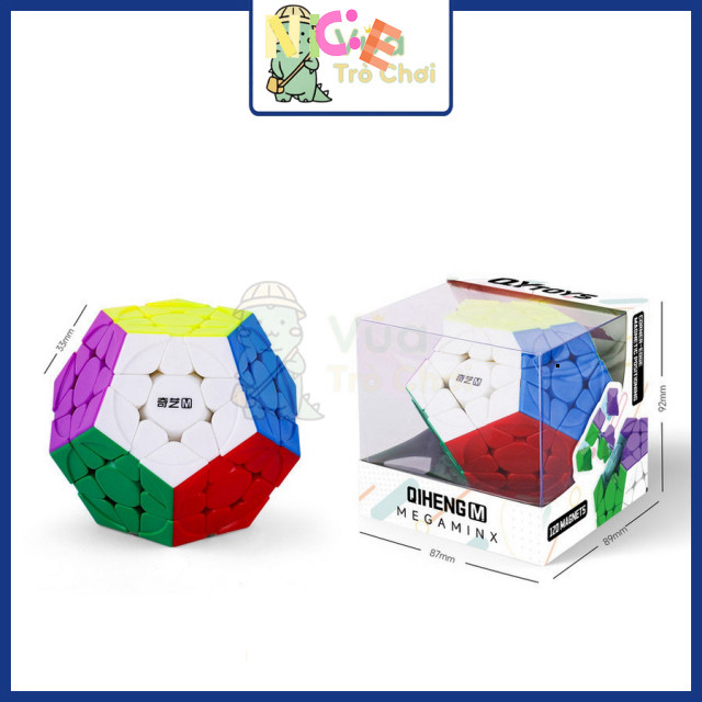 Đồ Chơi Megaminx Rubic S2 M Có Nam Châm Magnetic Thẻ Không Gỉ Lớn 12 Mặt