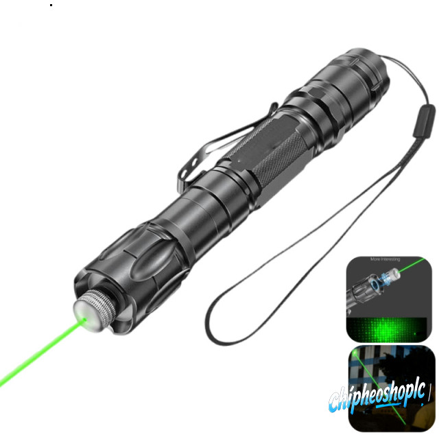 Bút chỉ laser xanh lá mạnh mẽ 18650 JG0715 Sạc USB Đèn Laser Lớn Bút chơi mèo