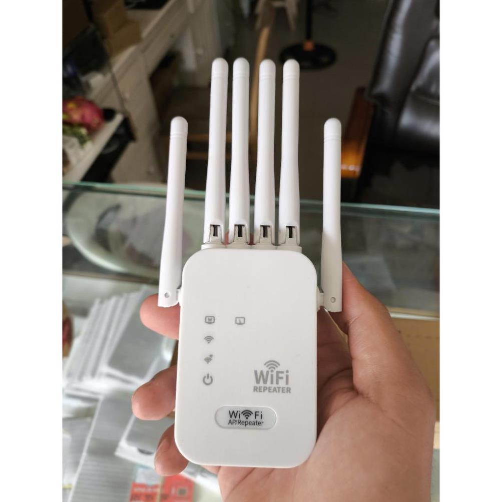 bộ mở rộng sóng wifi 6 râu tốc độ cao , kích xa , sóng mạnh , xuyên tường . hàng chính hãng .