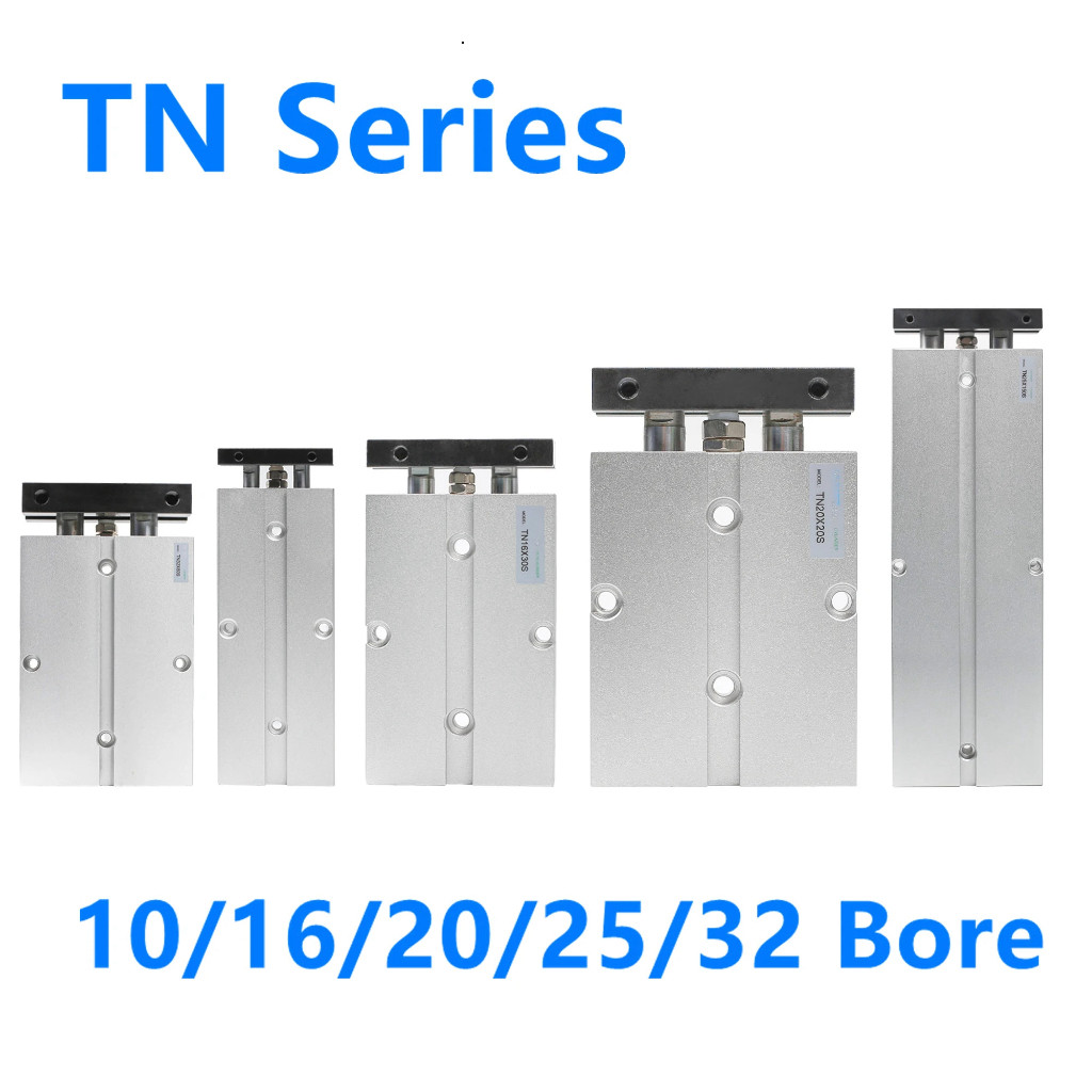 Xy Lanh Khí Nén 2 Ti Airtac TN10/16/20/25/32 full hành trình (có từ) -ats đk ( đã kiểm tra )