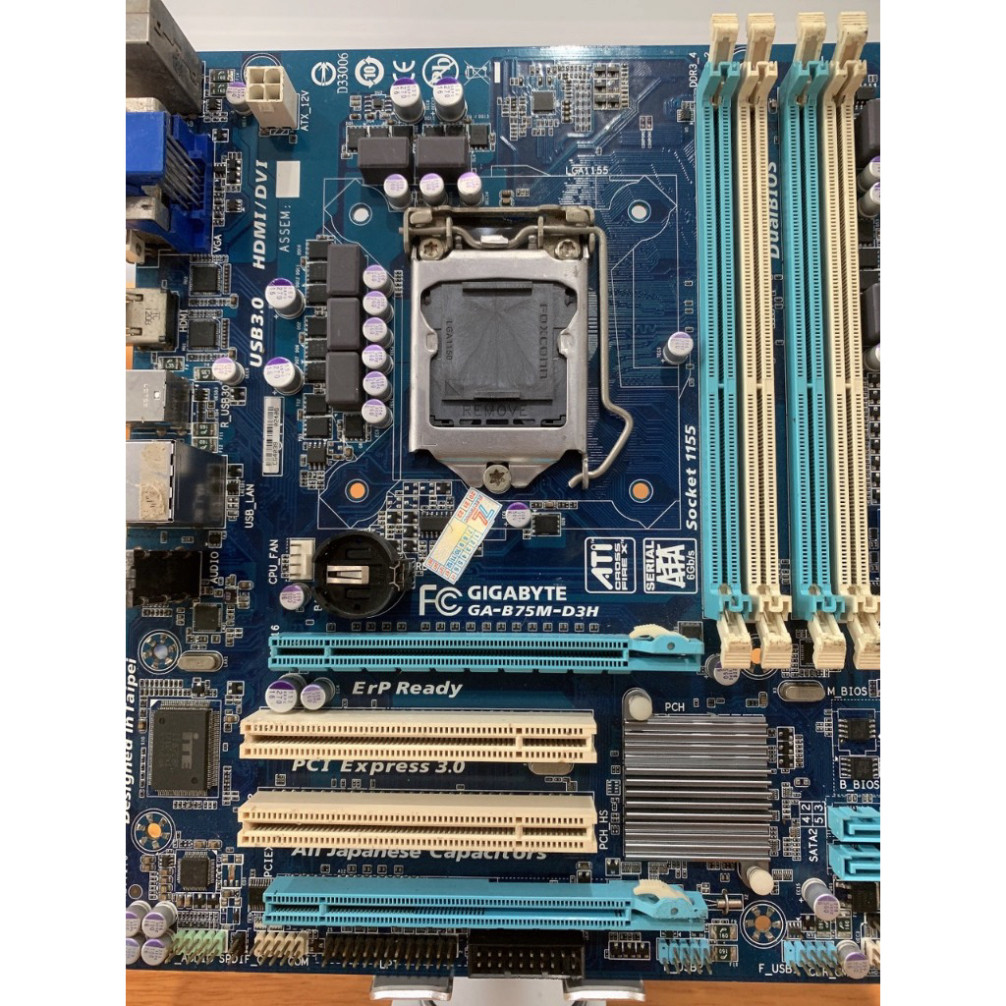 [ Bán Nhanh] MAIN GIGABYTE B75M-D3H 4 KHE RAMTẶNG KÈM FE