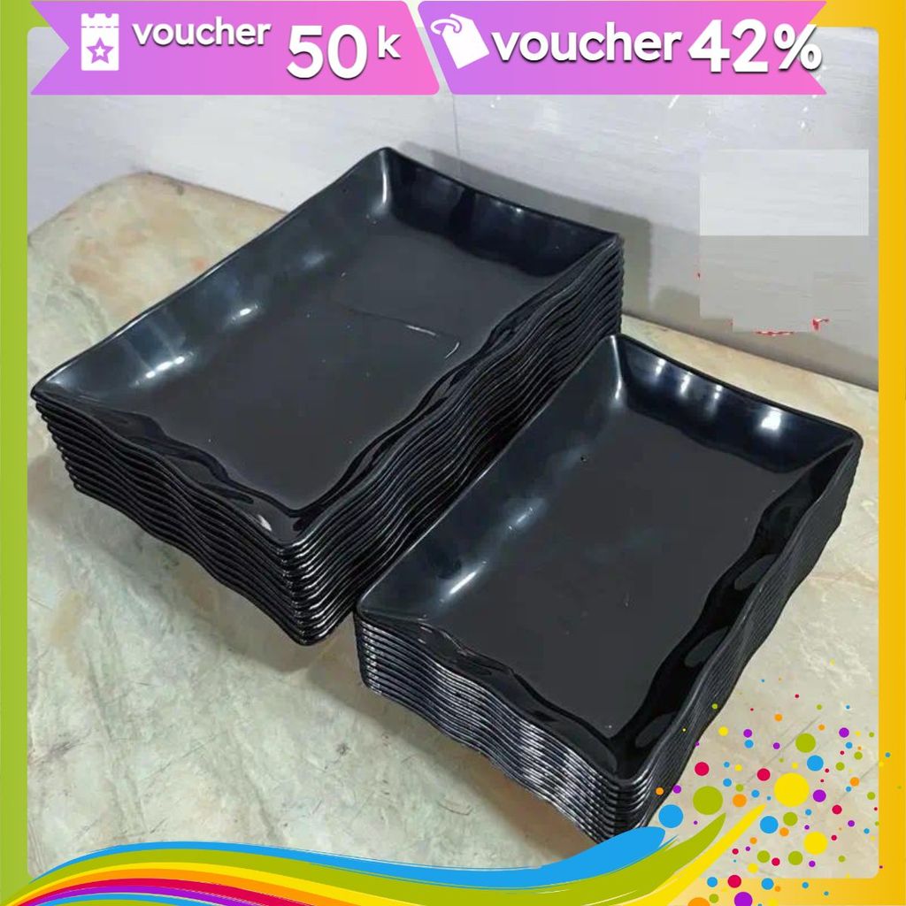 (được kiểm tra hàng) Đĩa nhựa phíp,hàng loại 1.đĩa nhựa cao cấp bán chạy chữ nhật cao cấp (giao hàng
