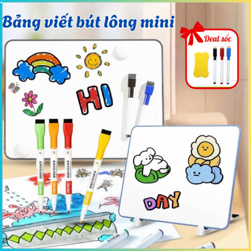 Bảng Từ Trắng Pami Home Mini, Lý Tưởng Để Ghi Chú, Học Tập, Viết Bằng Bút Lông, Có Nam Châm Bám Vững