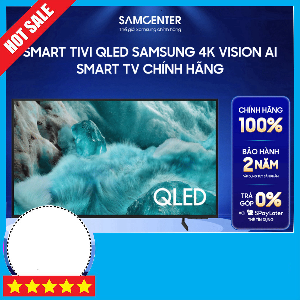 Khuyễn mãi  Smart Tivi Samsung QLED 4K Vision AI Q7FA Chính Hãng Miễn phí lắp đặt