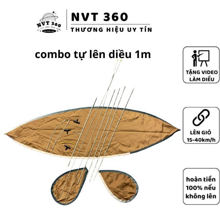 combo khung chưa vào pass + áo tự lên diều lắp ghép song vân , đuôi cá , đại trà 1m nvt03