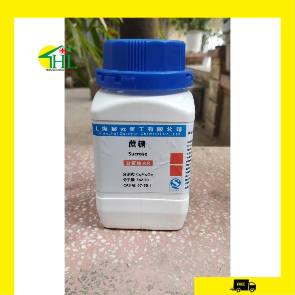 Hóa chất : Đường Sucrose C12H22O11 500g T.Quốc
