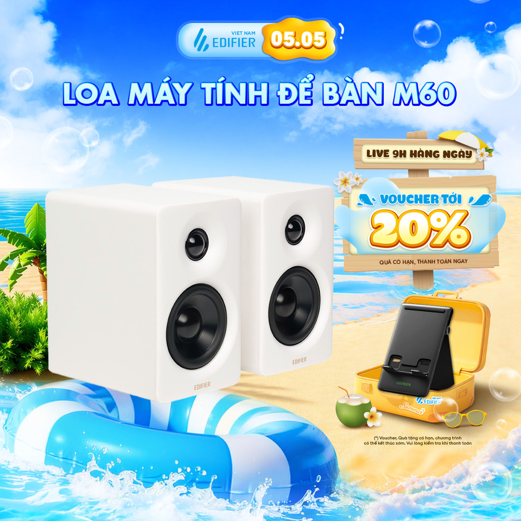 Loa Máy Tính Để Bàn EDIFIER M60 | Công suất 66W | Thiết Kế Nhỏ Gọn | Chạm Điều Khiển | Bảo Hành 15 Tháng