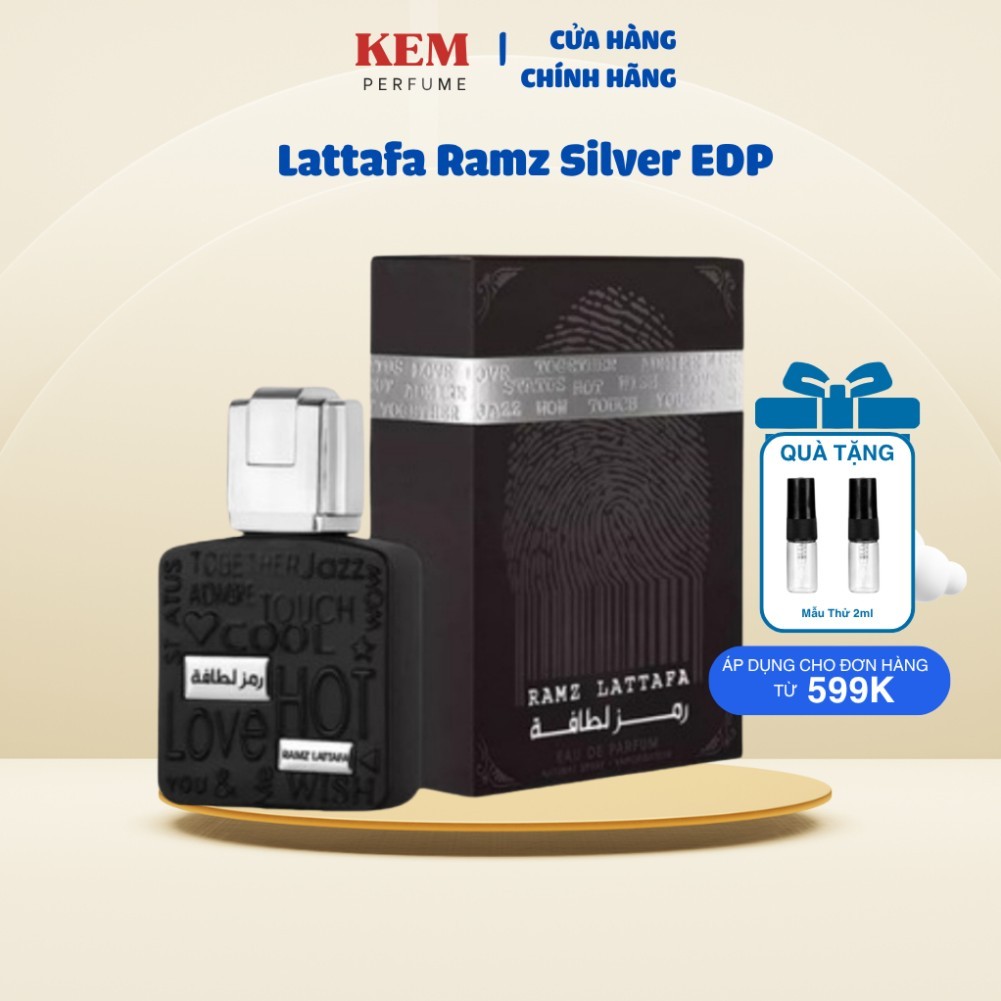 10ML Nước Hoa Unisex Lattafa Ramz Silver EDP-KemPerfume