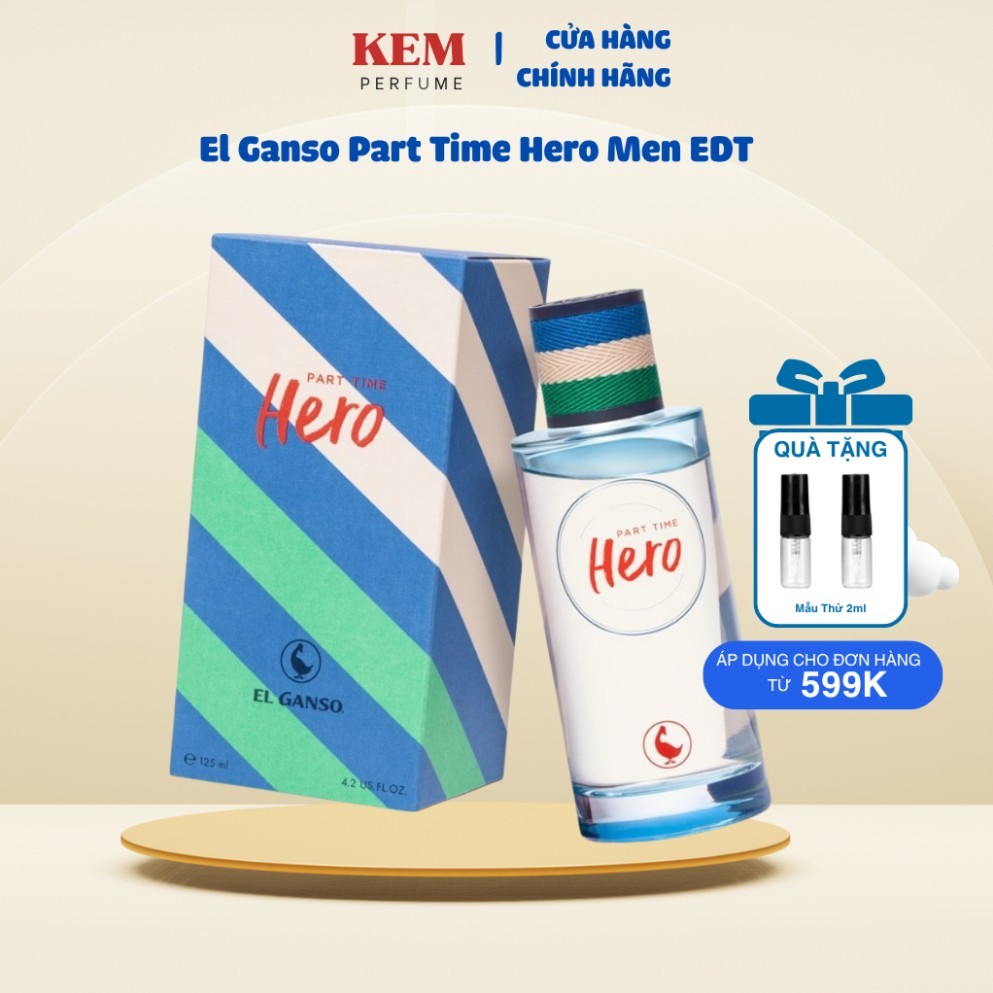 Nước hoa nam El Ganso Part Time Hero Men EDT 125ml