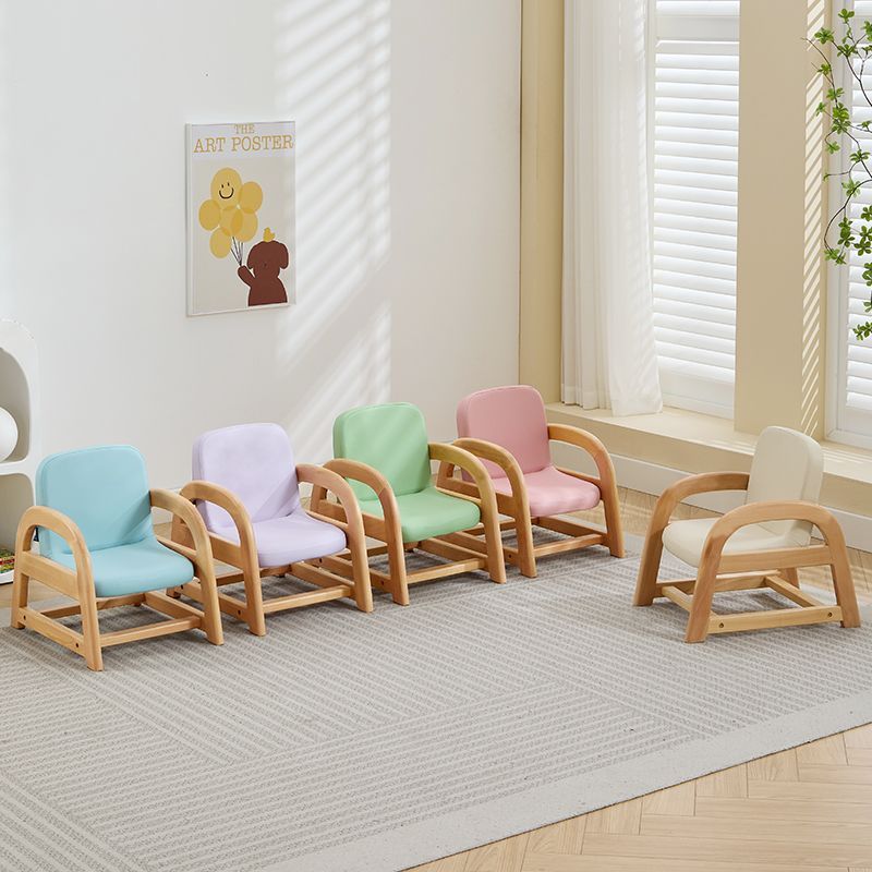 Nancy children's solid wood sofa chair, home children's chair, adjustable baby chair, children's roo