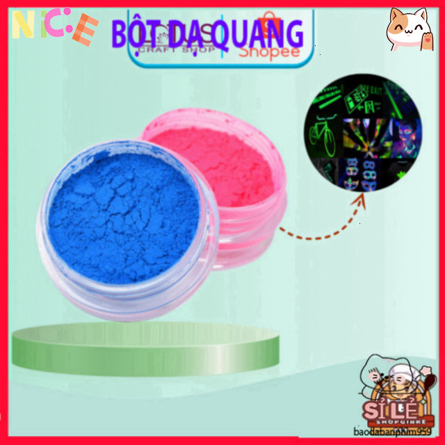 Bột Phát Sáng Đa Sắc Huỳnh Quang - Giải pháp Chiếu Sáng LOTUS CRAFT SHOP