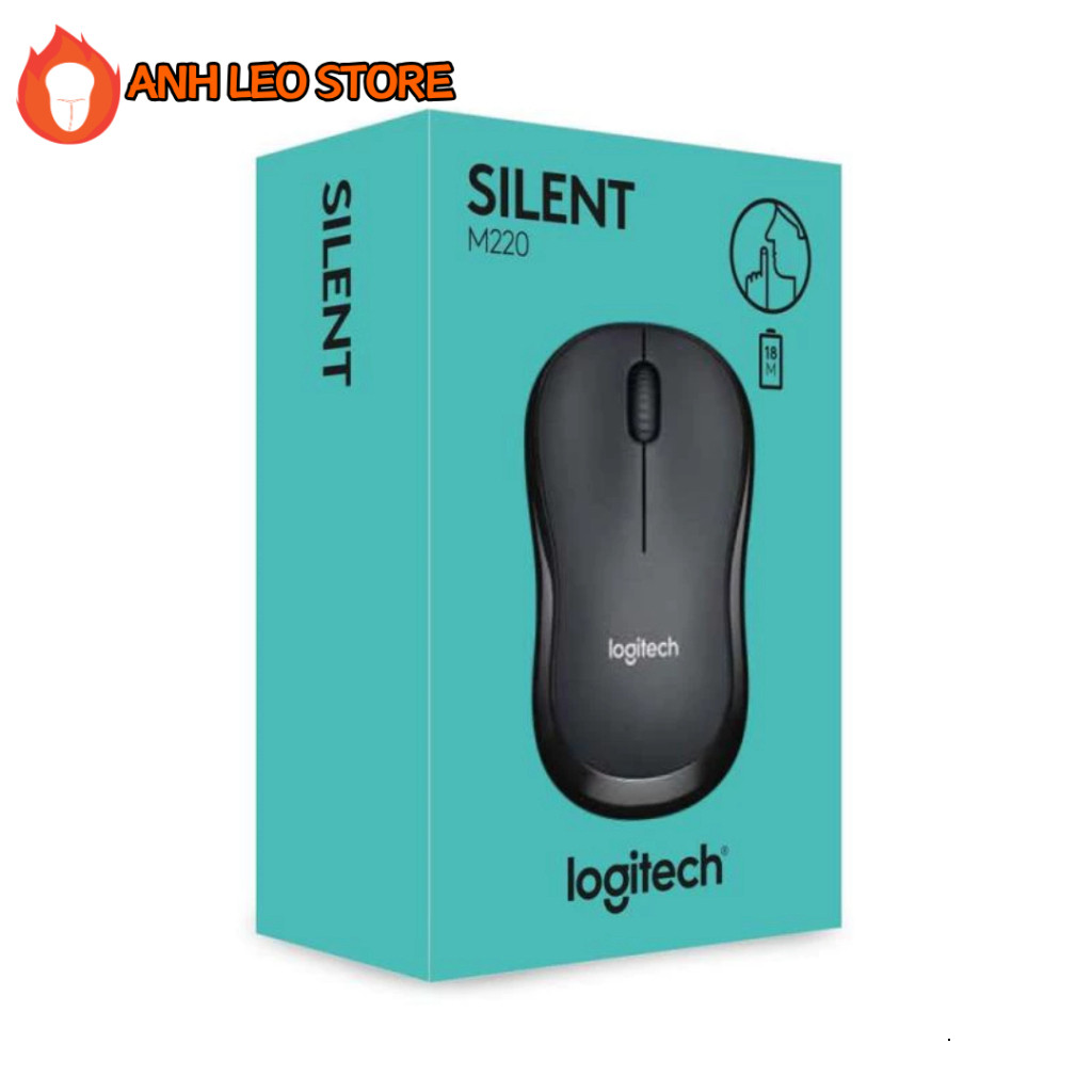 Chuột Không Dây Logitech M220 Silent Bluetooth, Văn Phòng Giảm Tiếng Ồn, Tặng Pin USB | BigBuy360 - bigbuy360.vn