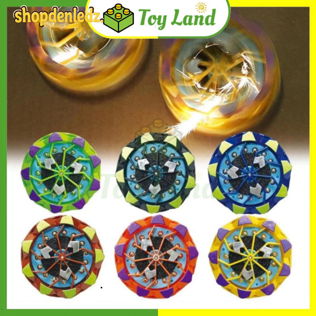 Con Quay Nado Đánh Lửa Phát Sáng Xẹt Lửa Vô Cực Spinner Gyroscope Đồ Chơi Trẻ Em