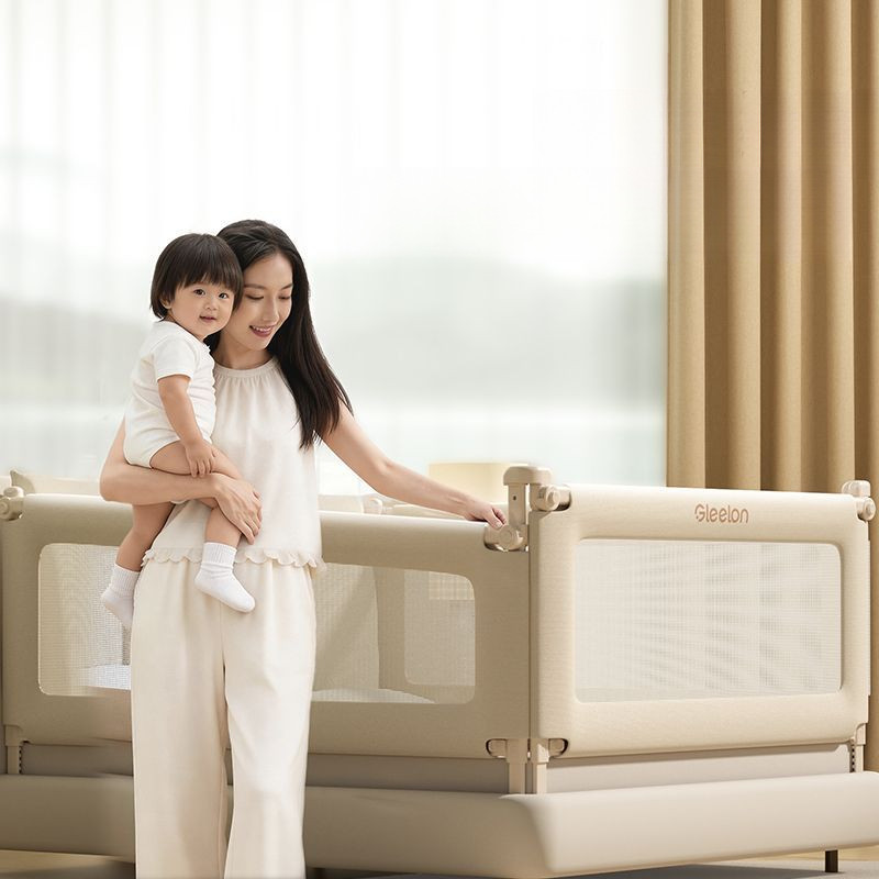 Infant and toddler bed guardrail, elevated to prevent falls, baby guard panel, adjustable bed guardr