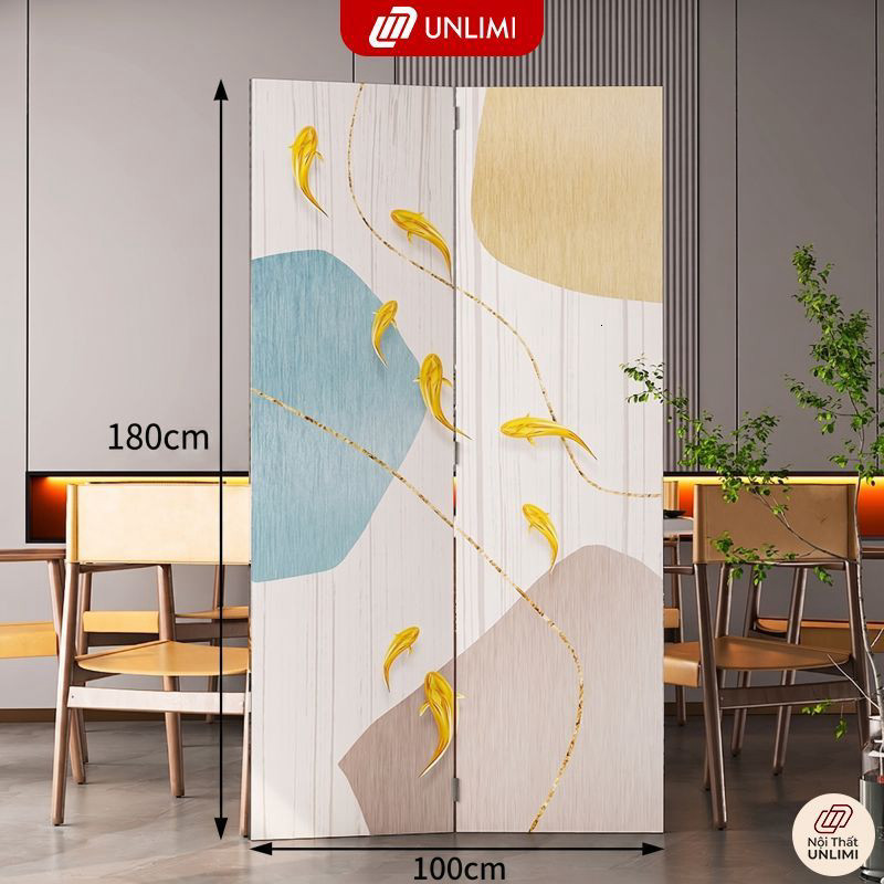 Bình Phong Studio UNLIMI Vách Ngăn 2-4 Cánh 200x180cm Background Quay Video - UP392