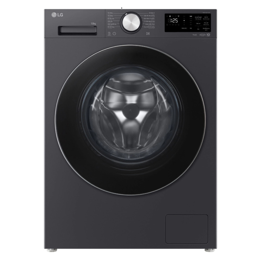 Máy giặt lồng ngang 10kg  LG AI DD™ nverter than ánh kim FX1410N5G