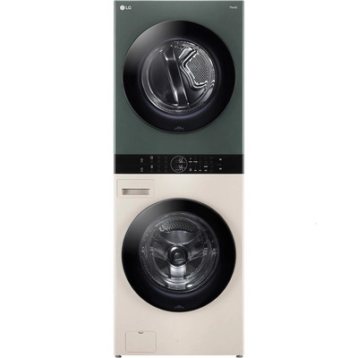 Tháp Giặt Sấy 25/17Kg LG Inverter WashTower™ WT2517NHEG - Xanh/ Be