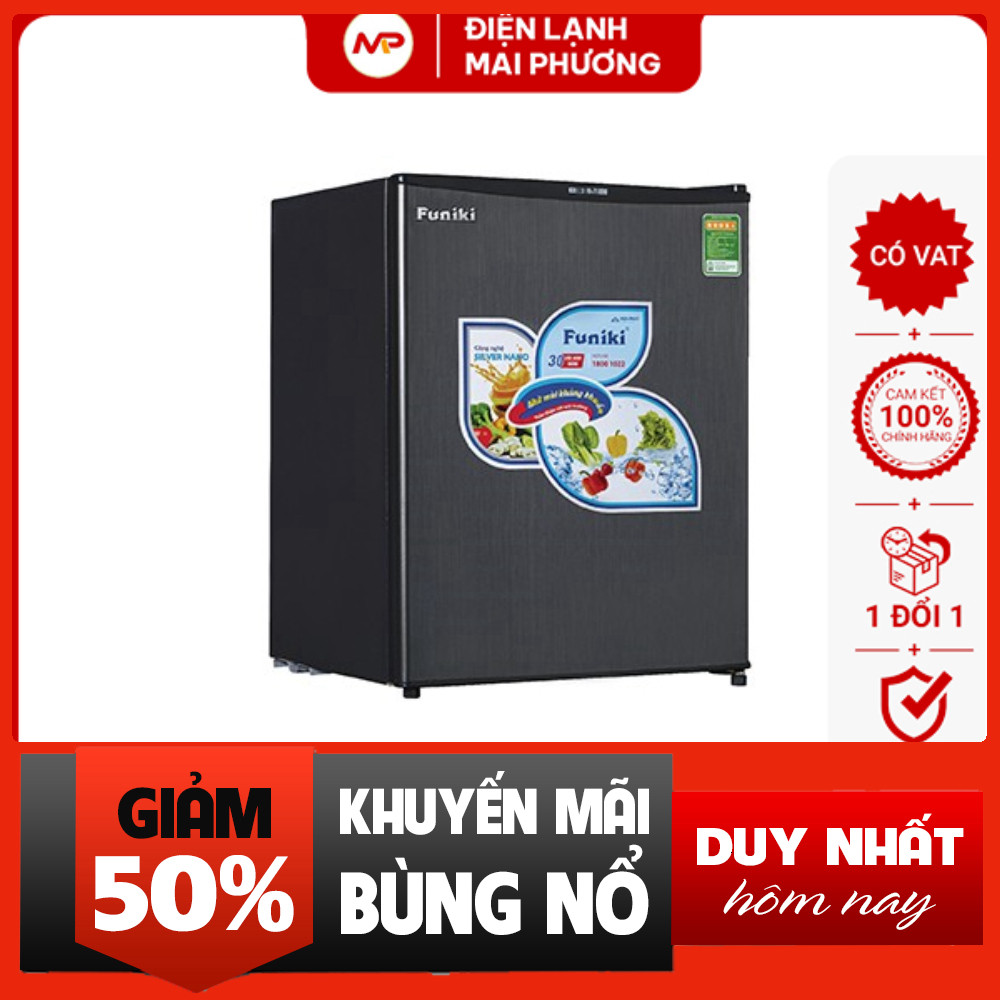 Tủ lạnh mini Funiki 71DSU 71L tiết kiệm điện, bảo hành 24 tháng tại nhà, ship toàn quốc